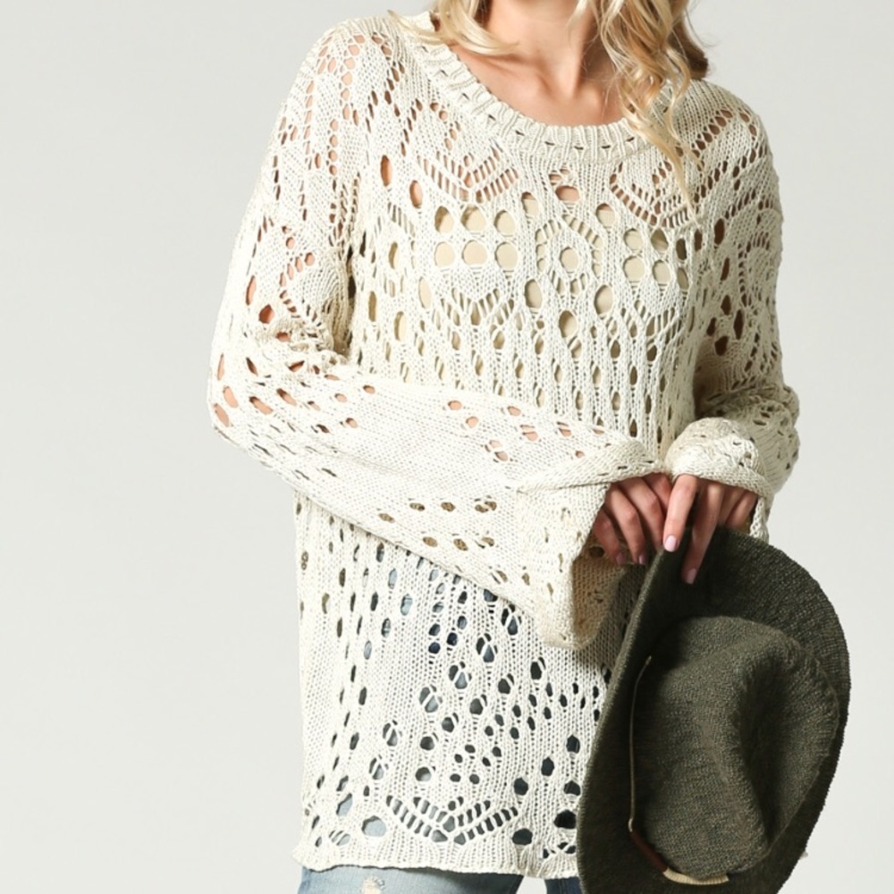 🌟SALE🌟Open Weave Sweater
